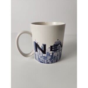 Starbucks New York Skyline Barista Series One The Big Apple Coffee Mug Cup 2002